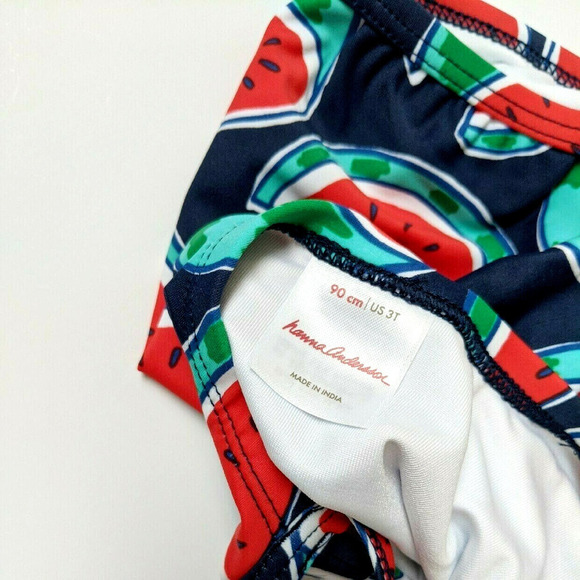 New Hanna Andersson 3T Watermelon Swimsuit One piece Swim - Picture 3 of 4